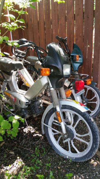 Three Tomos Kick Start Mopeds (Package Deal)