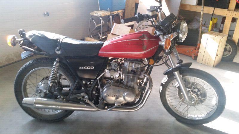 '77 kz400...has papers...new tires