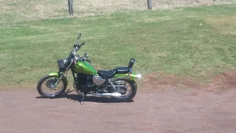 1985 Honda Rebel - Snake Skin Green