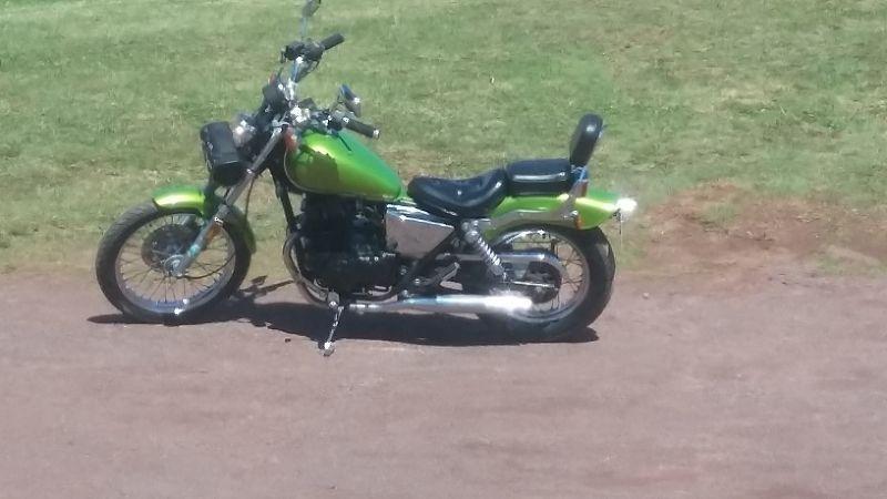 1985 Honda Rebel - Snake Skin Green