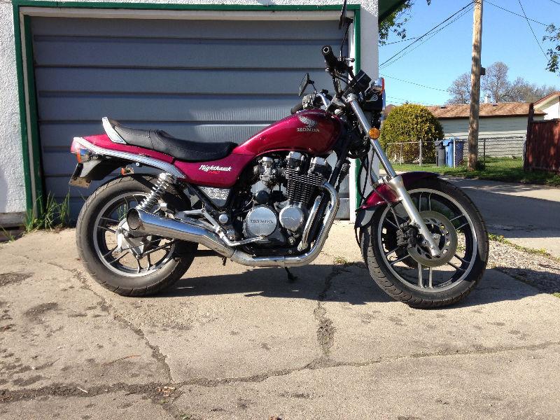 1984 Honda Nighthawk 650 w/only 16000km for only $1250