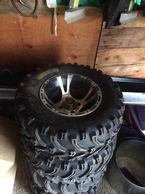 Off set atv rims/tires