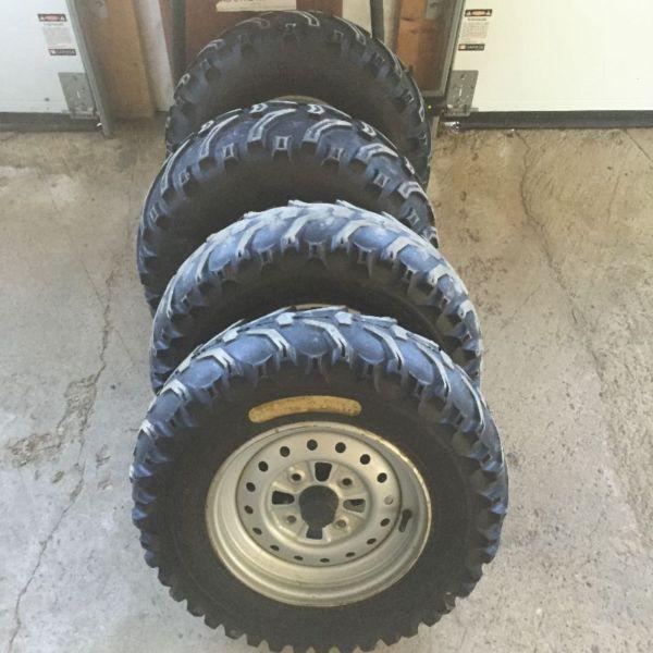 350 Rancher wheels and tires