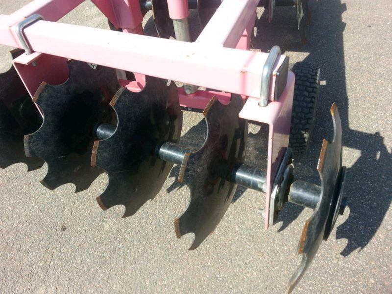 Aerator for ATV or lawn tractor