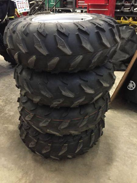 2015 Grizzly Stock Tires & Rims - Brand New!