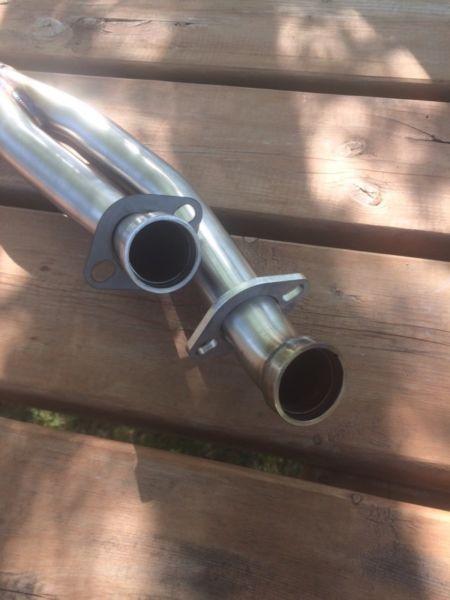 Scrambler big gun header pipe