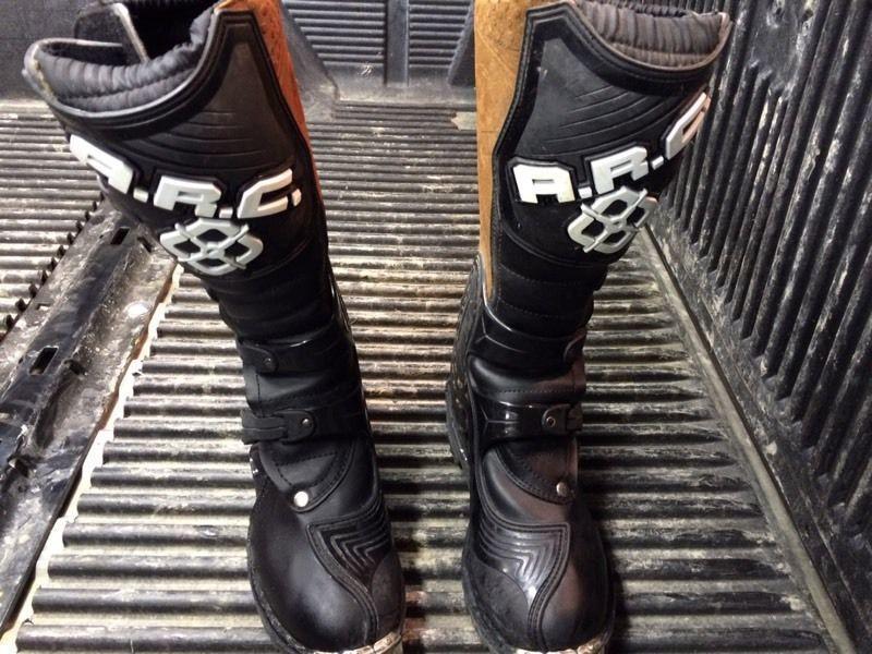 Size 12 A.R.C. Racing boots