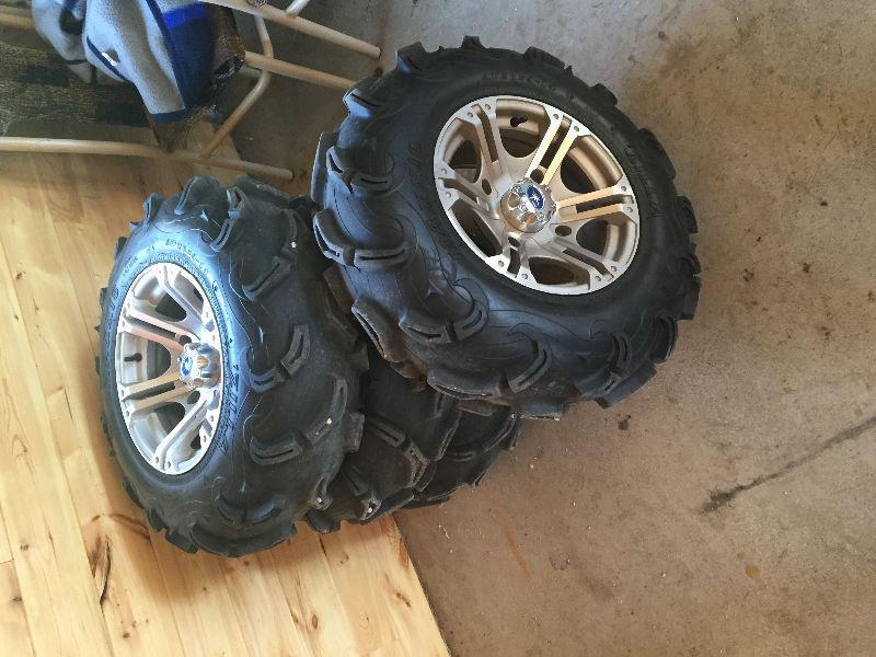 Zilla ATV tires and rims for sale