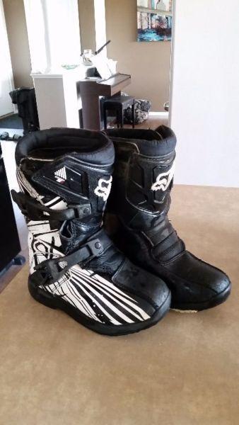 Kids Fox motorcross boots size 13
