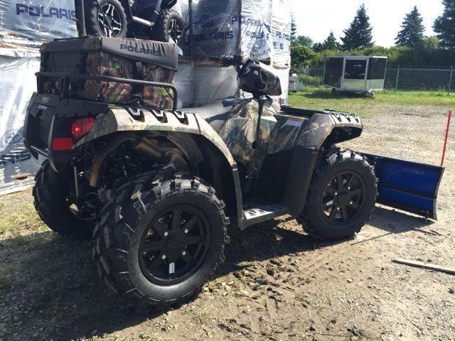 2015 POLARIS SPORTSMAN 1000XP DEMO w/PLOW, 2YR WARR