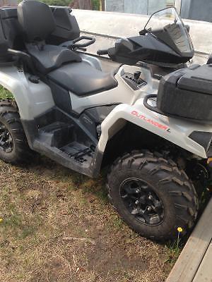 2014 Canam outlander max L 500 - FREE SLED DECK AND RAMPS!