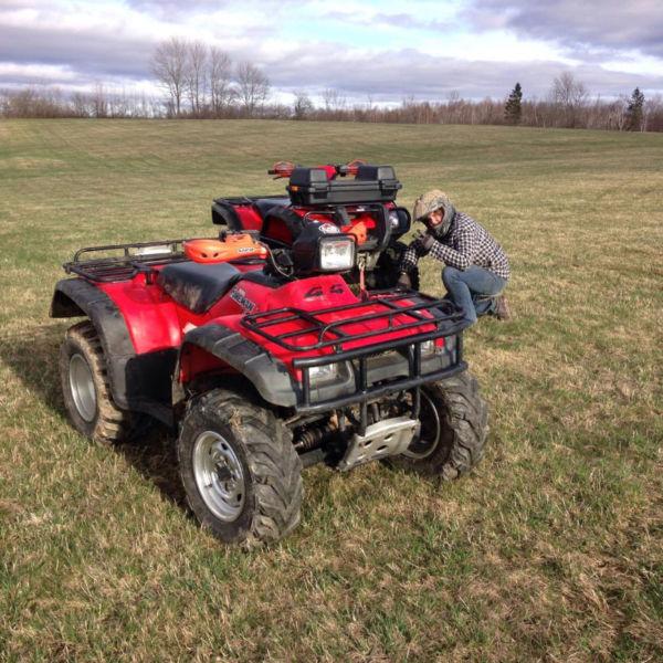 2002 Honda foreman 450es 3200$ OBO