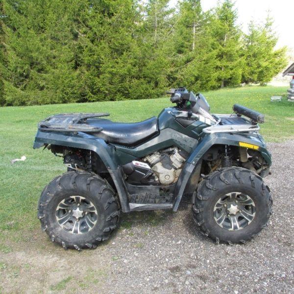 2007 CAN-AM 500XT NEED GONE! RUNS EXCELLENT!!