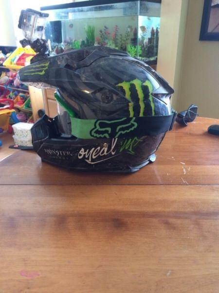 Monster energy helmet and gopro !!