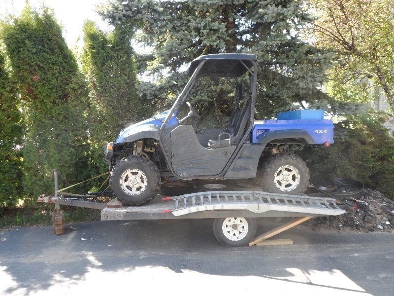 2009 Supermach 500 side by side 4x4