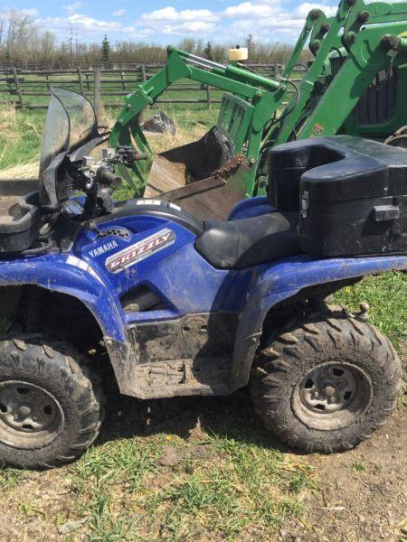 2013 Yamaha grizzley 700 with power steering