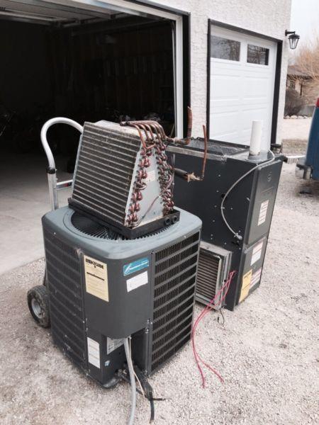 Used gas high efficiency furnace and ac system