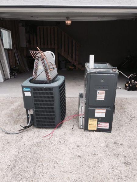 Used gas high efficiency furnace and ac system