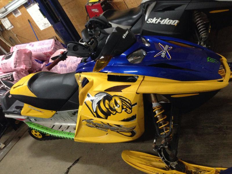 Parting out a 2007 mxz 550x ski-doo -call 709-597-5150-