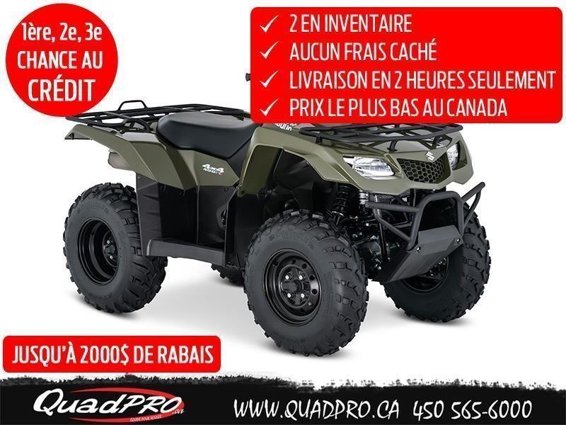 2016 Suzuki KINGQUAD 400 FSI MANUAL 29,39$/SEMAINE