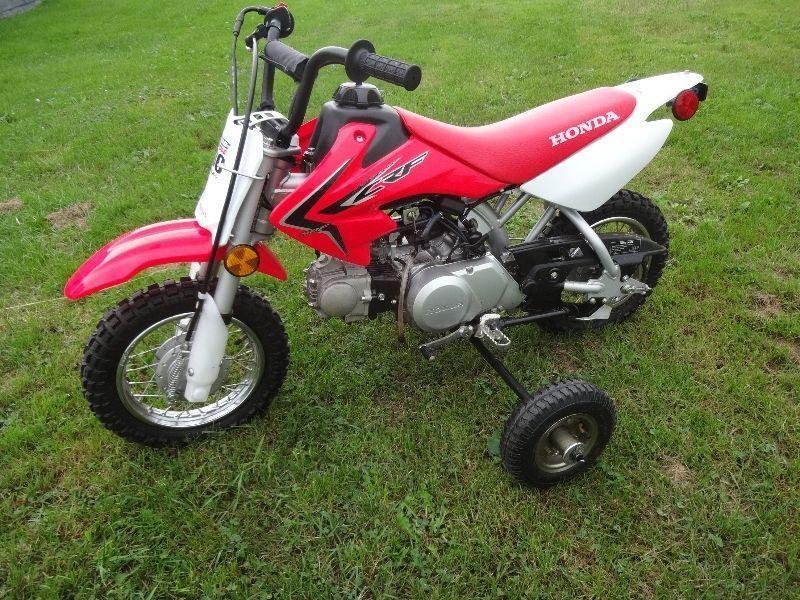 Honda crf 50 and 70 both in nice condition