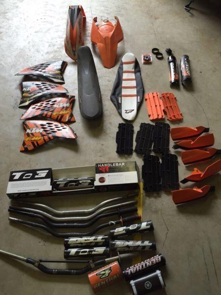 KTM parts, cleaning out all parts best offer