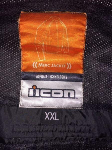 Icon MERC textile motorcycle jacket