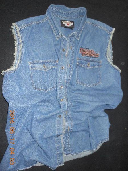 Motorcycle Denim Vest