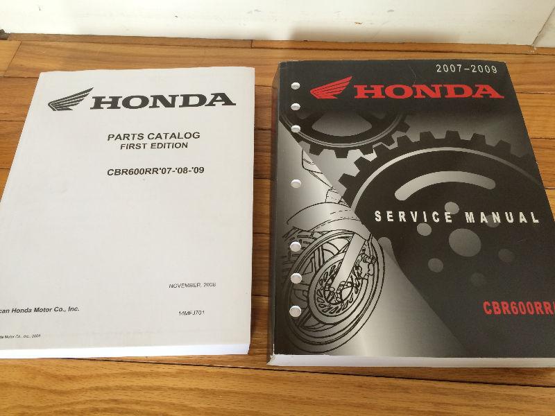 CBR600 Genuine Honda Repair and Parts Manuals