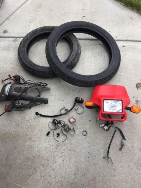 Honda road lighting kit with tires