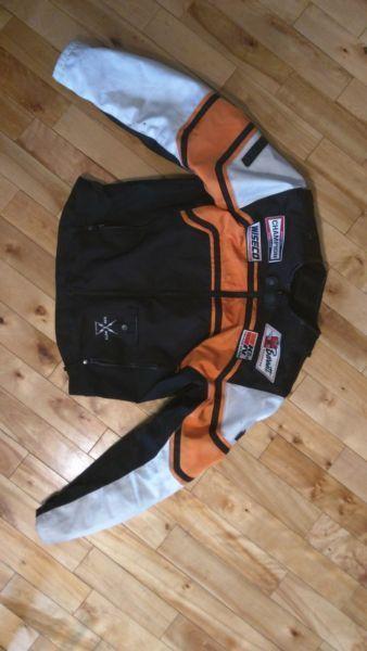 Icon Brawnson Sidewinder textile motorcycle jacket size Large