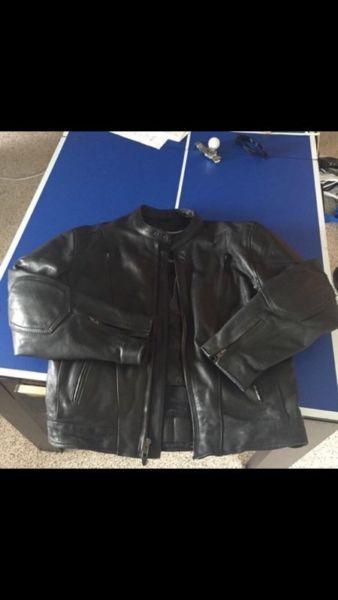 **Mint Condition Leather Motorcycle Jacket**