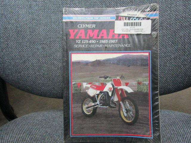 YAMAHA YZ125-490 CLYMER MANUAL