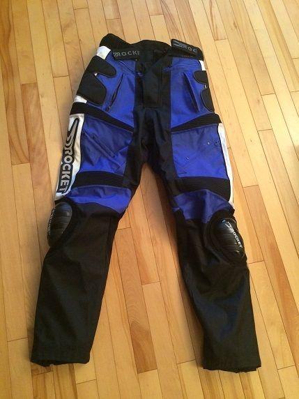 Joe Rocket textile racing pants with sliders
