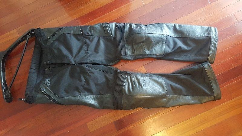 SHIFT Hybrid Leather motorcycle pants Wait Size 34