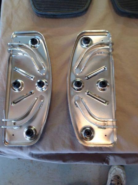 Stock HD Footboards, passenger and brake inserts $10.00 obo