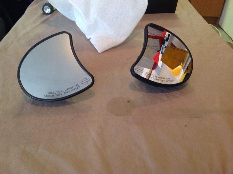 Stock mirrors off HD 2014 Streetglide. Great shape $25.00 obo