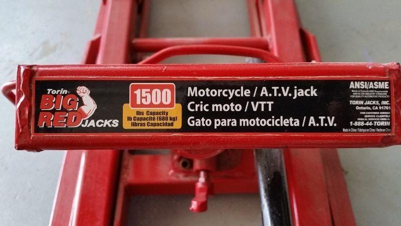 1500 lb motorcycle/ATV jack