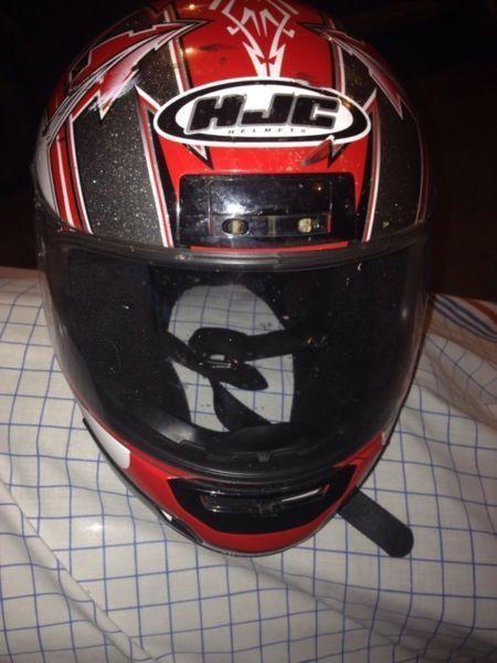 Motorcycle helmet- size large