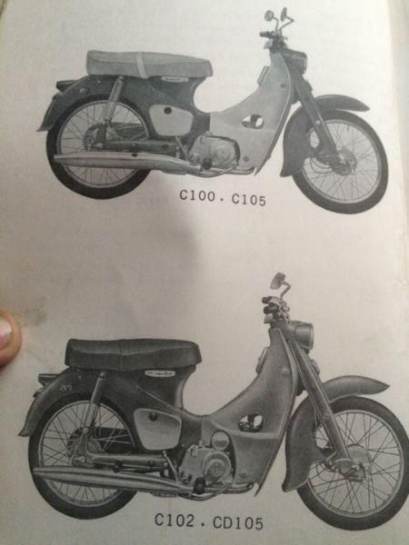 1965 Honda 50 55 Part Lists