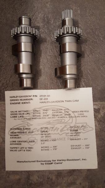 Harley Davidson SE 251 Cam Kit