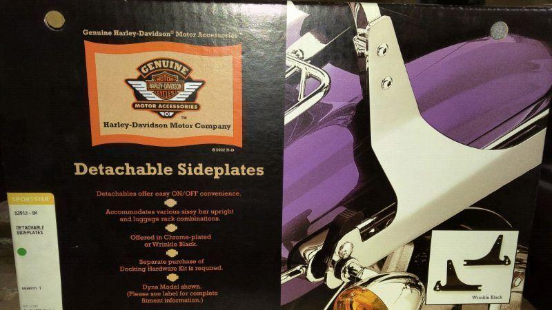 Harley Davidson Sportster chrome sideplates & coil cover