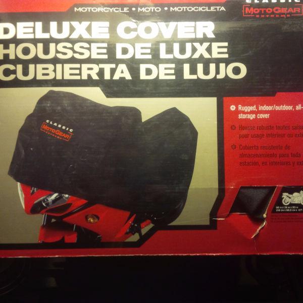 HI I HAVE 1 BRAND NEW SPORTS BIKE COVER LEFT FOR SALE