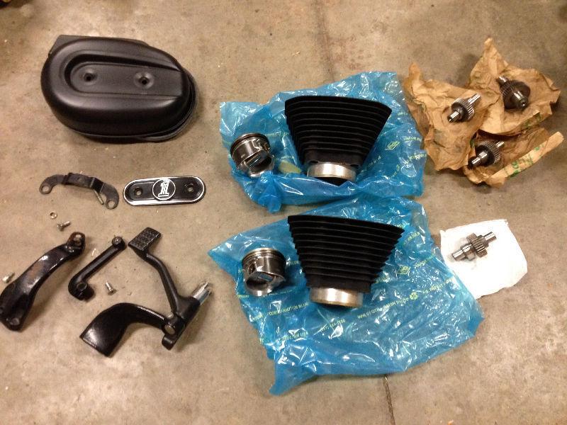 Harley Davidson parts from a Sportster