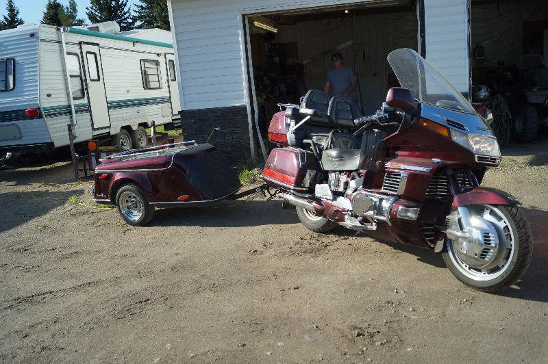 1990 Gold Wing with trailer for sale