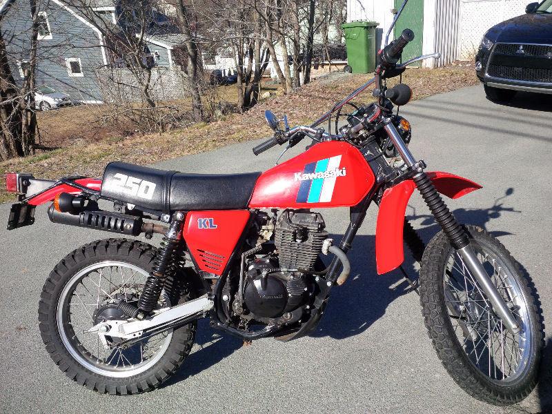 1984 Kawasaki KL250 Street & Trail