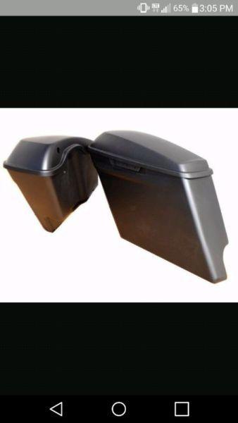 Wanted: Looking for flat black extended saddle bags