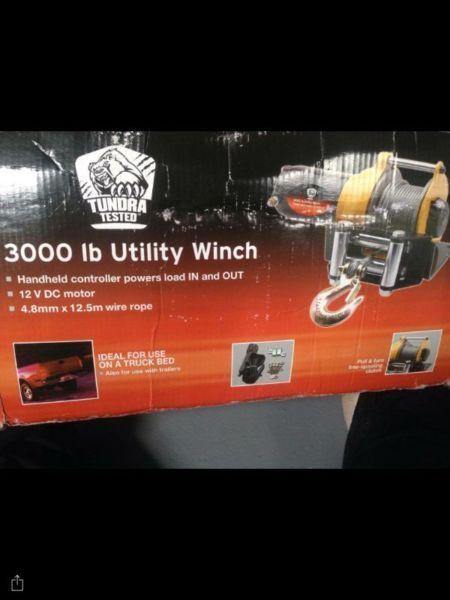 3000lb utility winch