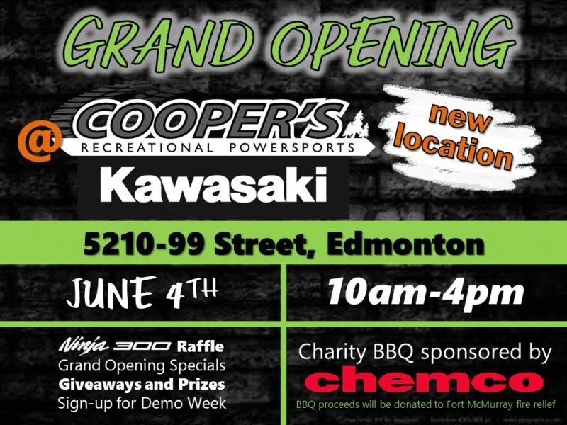 COOPER'S GRAND OPENING AT OUR NEW LOCATION JUNE 4TH