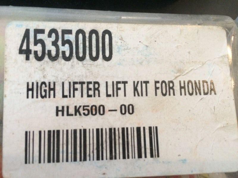 Honda ATV lift kit